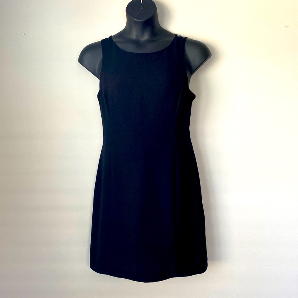 Women’s YL by Yair Black Dress with Criss-Cross Bqck